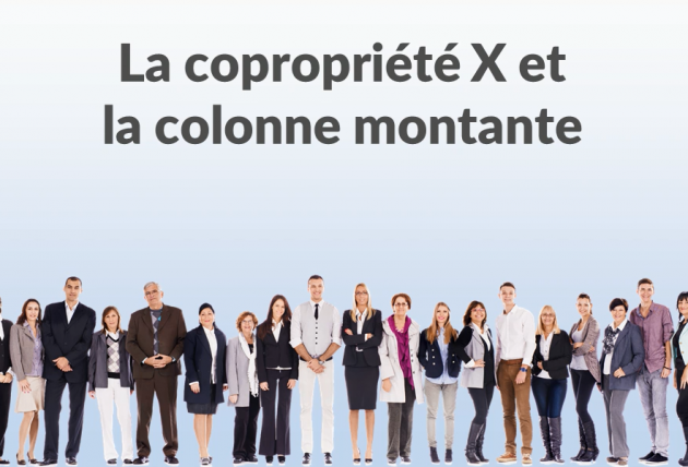 Colonne montante et copropriété
