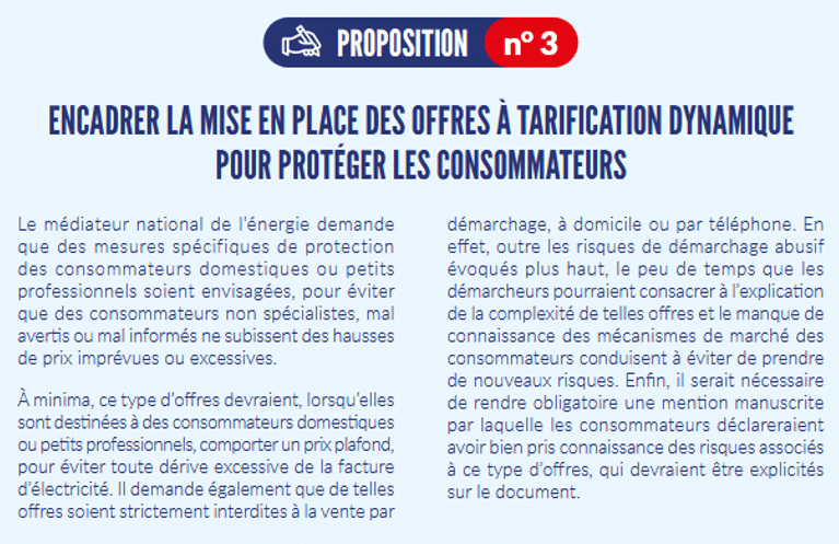 tarification dynamique encadrement